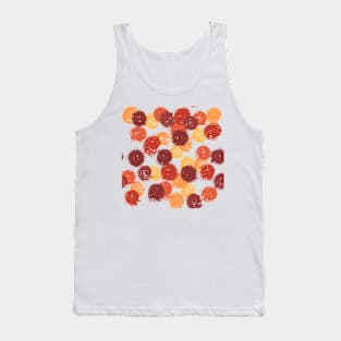 Fun spirals of orange coloring Tank Top